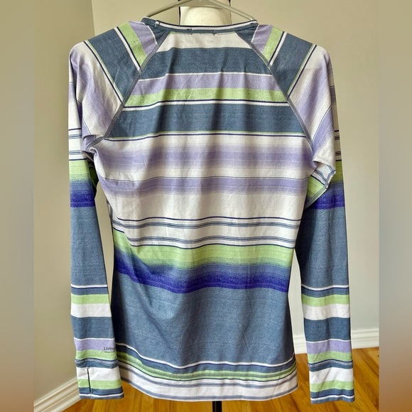 Burton women's size small striped long sleeve layer climate control comfort - Picture 2 of 14